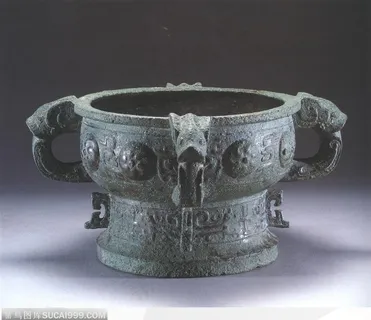 中华传统-长满铜绿的酒器