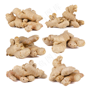 生姜 生的 草药 食物 健康 新鲜的 