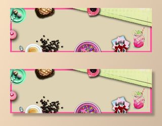 电商广告零食原料背景