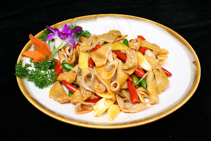 0159尖椒炒狗肠_