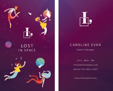 精美国外名片设计模板矢量素材