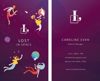 精美国外名片设计模板矢量素材