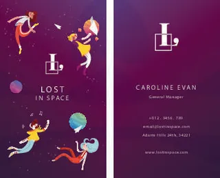 精美国外名片设计模板矢量素材