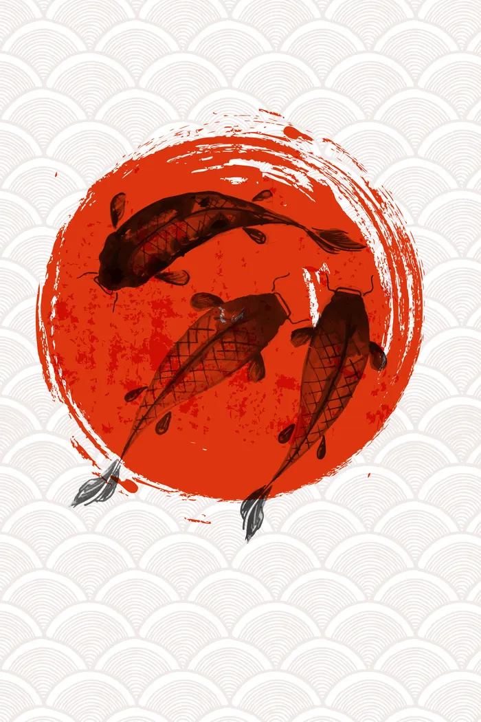 中国风传统水墨古风古典展板边框工笔画PS海报背景平面广告Ai设计素材ai矢量模版下载