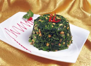 1009LC-0482青菜拌黄豆