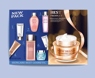 设计广告化妆品素材