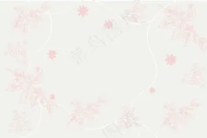 清新素雅花纹背景图片