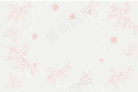 清新素雅花纹背景图片 清新素雅花纹背景图片