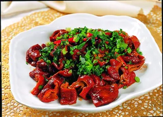 川菜湘菜高清菜谱 雪里红烧大肠