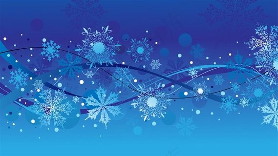 雪花图形简约的背景