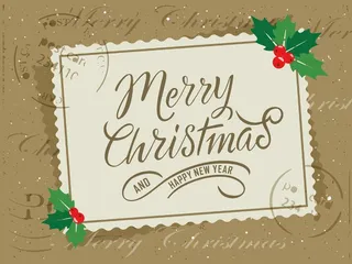 圣诞节圣诞树圣诞老人闪亮装饰电商促销折扣海报