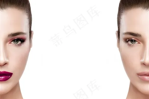 化彩妆的性感美女