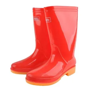 红色橡胶靴PNG图片免抠