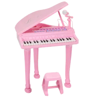 粉色钢琴玩具