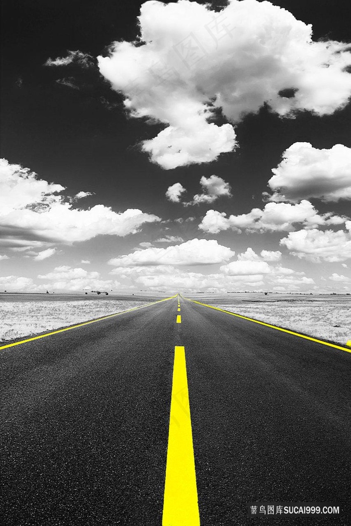 唯美道路时尚插画