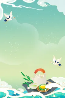 中式古典国潮来袭海报展板宣传背景图PSD设计PS模板素材