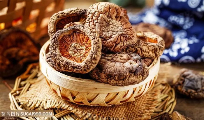 香菇花菇鸡腿菇菌菇蘑菇口蘑海鲜菇农家花菇冬花菇干香菇