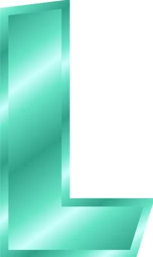 字母L PNG免抠(600x1005)
