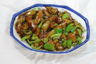 22东北烧茄子 东北饺子园