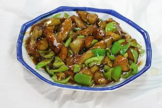 22东北烧茄子 东北饺子园