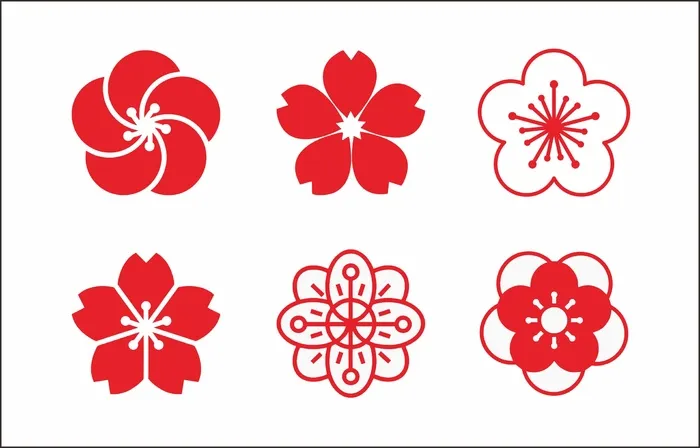 矢量梅花图片cdr矢量模版下载