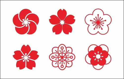 矢量梅花图片 矢量梅花图片