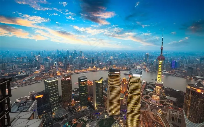 上海外滩全景图片
