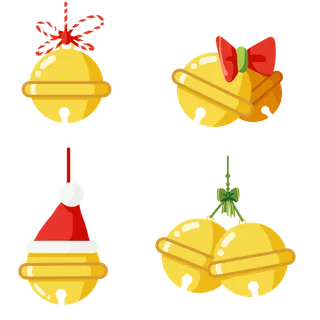 圣诞金色铃铛挂饰