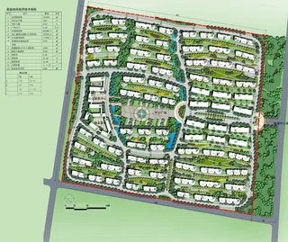 泗洪县青阳镇梁庙地块总平图