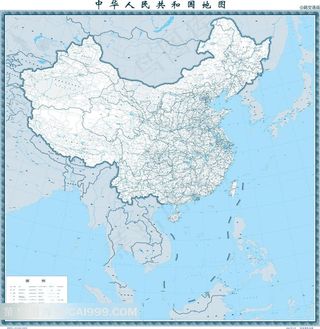 中国地图高清设计素材