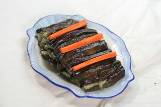 16东北蒸茄子 东北饺子园