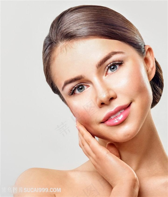 性感美女面部写真高清图
