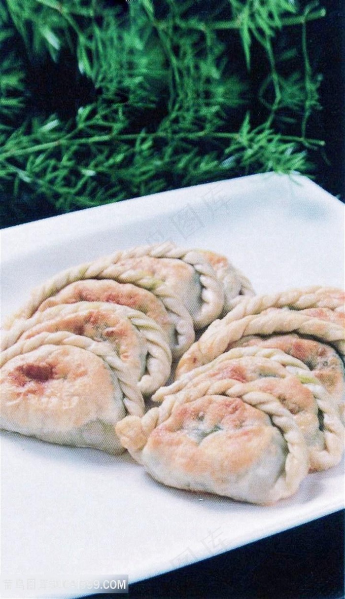韭菜盒子的美食图片