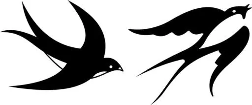 燕子 PNG免抠(700x295)