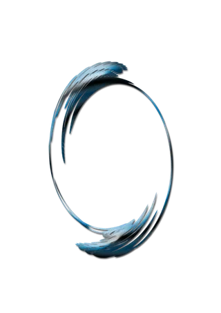 蓝黑色渐变简约画册免抠素材