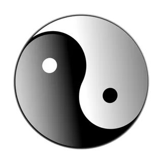 Yin and yang PNG免抠