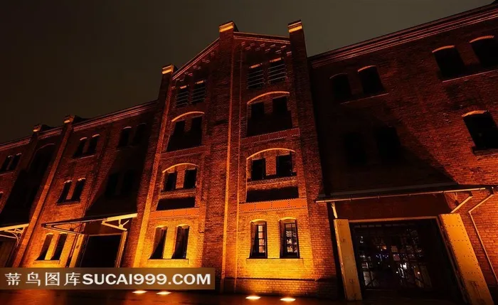 本横滨城市建筑夜景