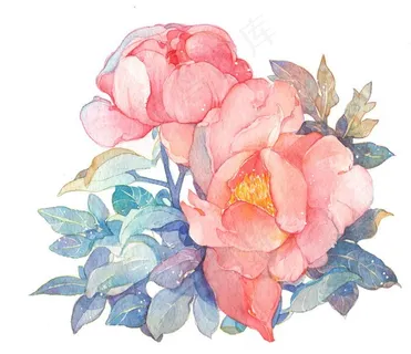 花水粉手绘 花水粉手绘