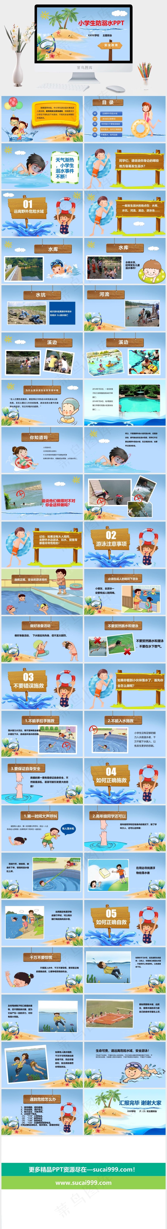 安全教育PPT模板ppt模版