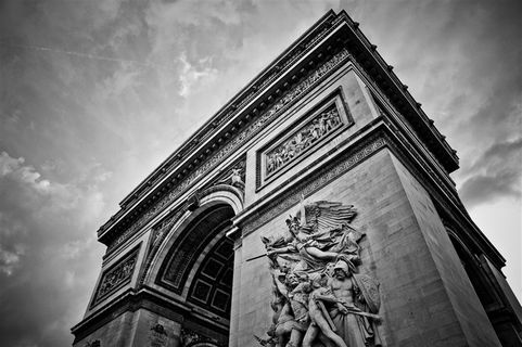 法国巴黎凯旋门摄影大图