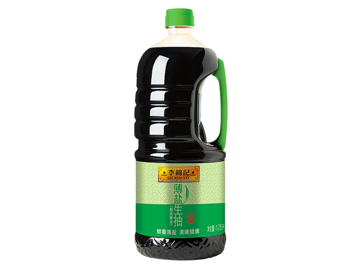 李锦记薄盐生抽超市商品白底图免抠实物摄影png格式图片透明底