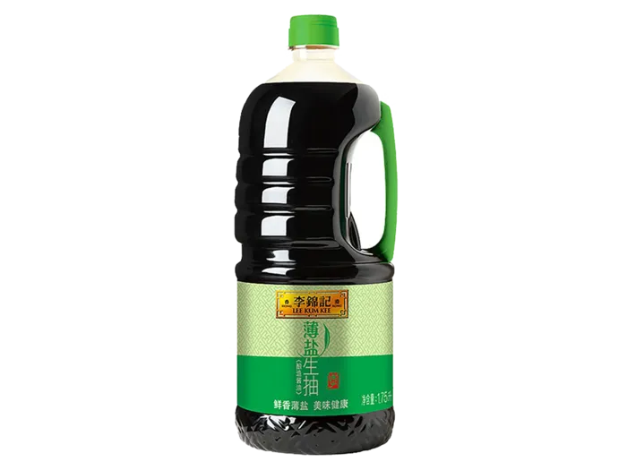 李锦记薄盐生抽超市商品白底图免抠实物摄影png格式图片透明底