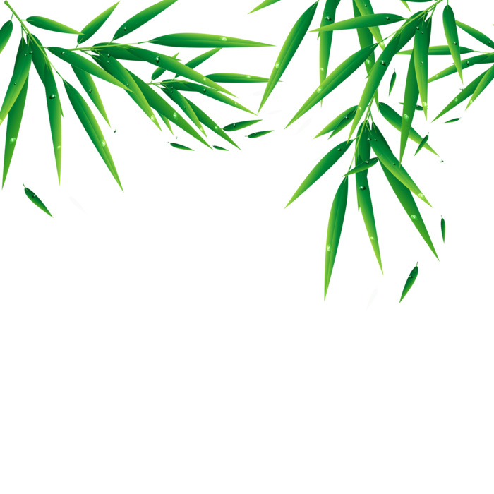 端午节万年青竹叶免扣元素