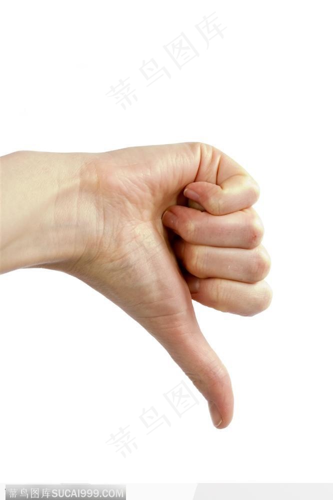 手势喻意-否定的手势