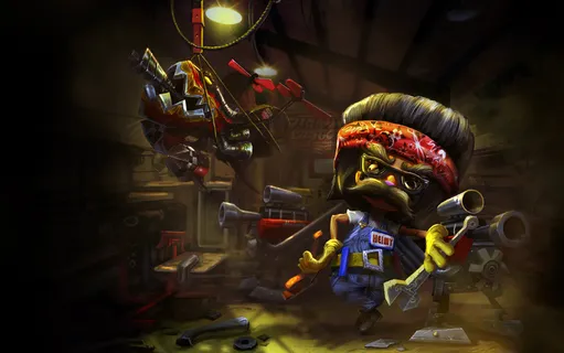 英雄联盟人物海报创意工坊-大发明家