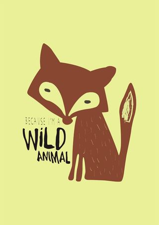 卡通小狐狸logo形象