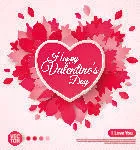 2.14情人节 背景eps,ai矢量模版下载