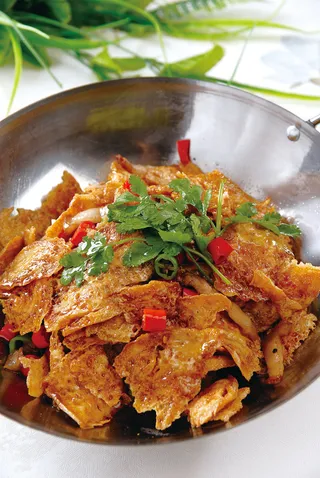 干锅美食焖锅湘菜麻辣香辣纸锅干锅脆豆腐 