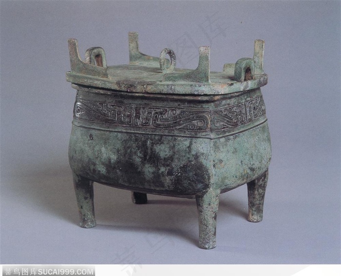青铜器 四足鼎