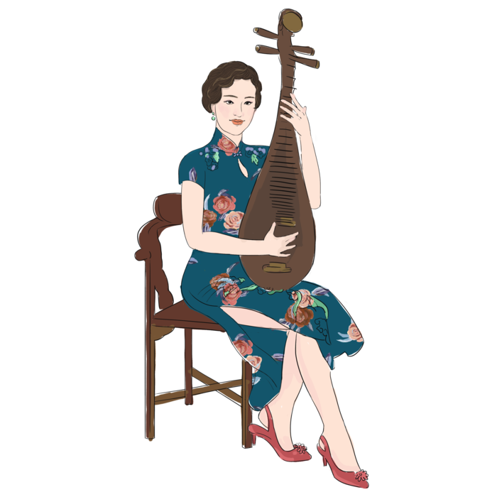传统旗袍美女 (116)